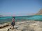 View from Balos lagoon towards Imeri Gramvousa island